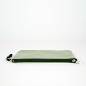 Zippered Clutch Bag – Mint Green – 10" × 7" (25 × 18 cm) - 10 oz - Pamusan.com