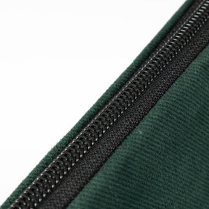Zippered Clutch Bag – Pine Green – 10" × 7" (25 × 18 cm) - Pamusan.com