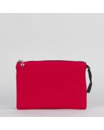 Red Clutch Canvas Lined Bag - 25x18 cm