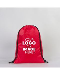 Impertex Drawstring Backpack 32x45 - Red (Customize)