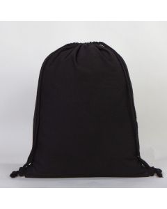Black Gabardine Backpack Black Large Size 40x50 cm (Customize)