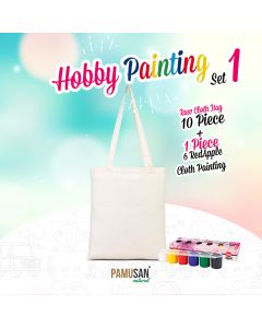 Hobby Cotton Tote Bag Painting Set - 1
