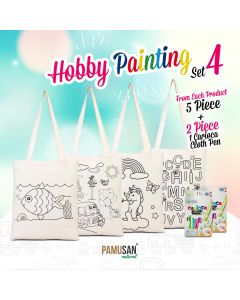 Hobby Tote Bag Painting Set - 4