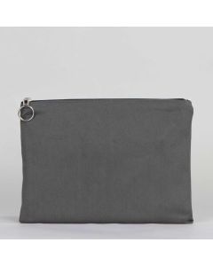 Anthracite Ipad Portfolio Lined Bag - 30x21 cm