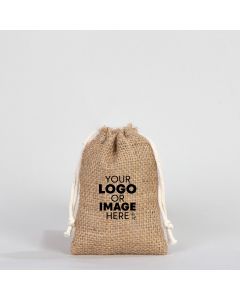 Jute Pouch Bag 10x13cm (Customize)