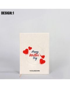 Mother's Day Coloring Canvas Notebooks 14x21cm