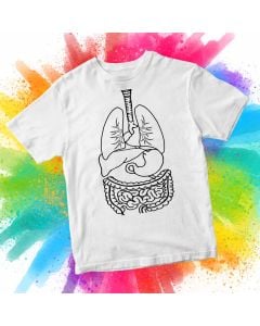 Coloring T-shirt Organs - Best Coloring Ideas for Kids