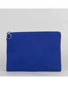 Blue IPad Portfolio Lined Bag - 30x21 cm 