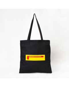 Promotional Black Cotton Bag - 40x40 cm