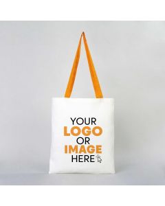 Tote Bags With Color Handles - Mustard 35x40cm