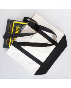 Trend Canvas Bag With Black Color Handles 40x35x12cm