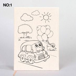 Coloring Canvas Notebook 14x21cm