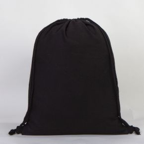 Black Gabardine Backpack Black Large Size 40x50 cm (Customize)