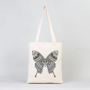 Cotton Tote Bag Mandala - Butterfly (Customize)