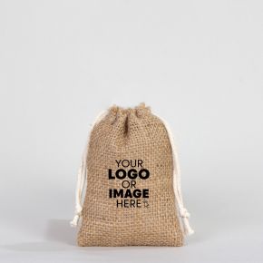 Jute Pouch Bag 10x13cm (Customize)