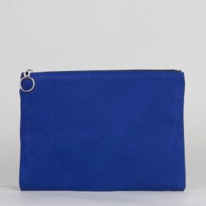 Blue IPad Portfolio Lined Bag - 30x21 cm 