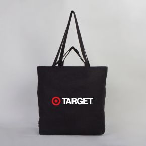 Promotional Black Shopping Bag With Double Handle
