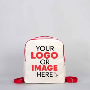 Red Handle VIP Canvas Backpack (Customize)