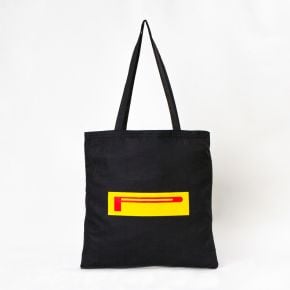 Promotional Black Cotton Bag - 40x40 cm