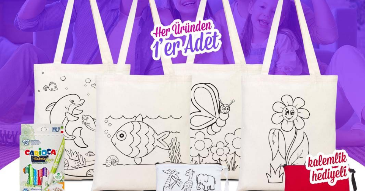 How To Draw on a Tote Bag? Tote Bag Painting  